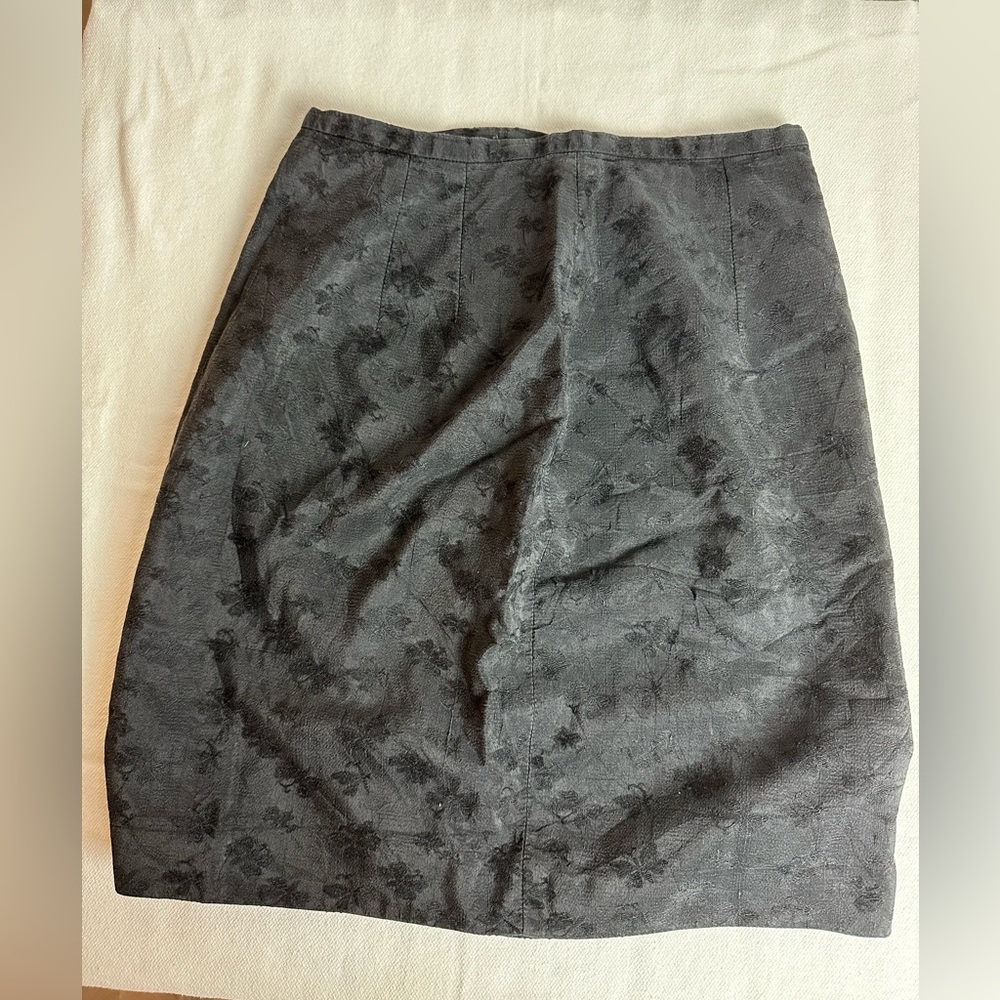 Ann Taylor Vintage 90s Mini Skirt 100% Silk Size 2